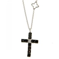 Collana Recarlo Face Cube in Oro bianco Diamante P39CR901/KX018-45 - P39CR901/KX018-45